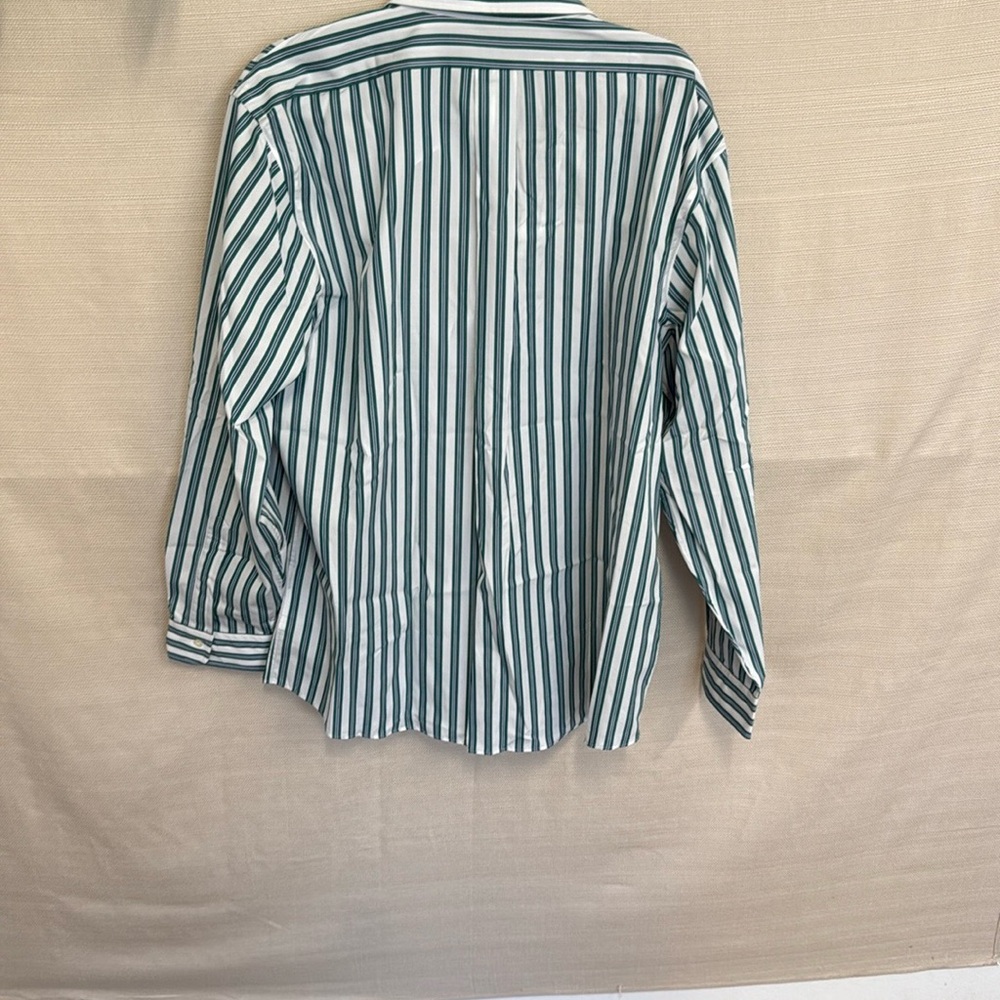 Brooks Brothers Green and White Casual Button Down Shirt - Picture 3 of 3